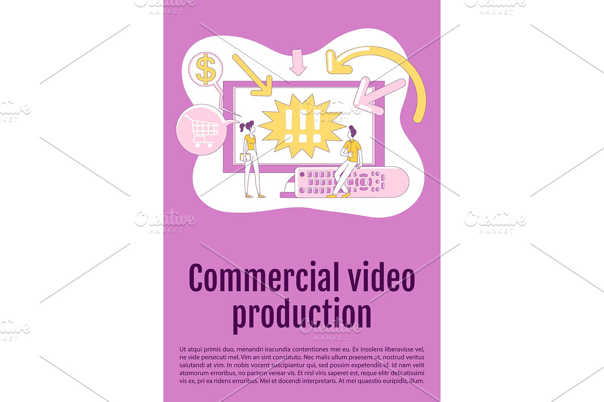 Commercial video production poster in Flyer Templates - product preview 8