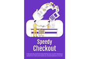 Speedy checkout poster