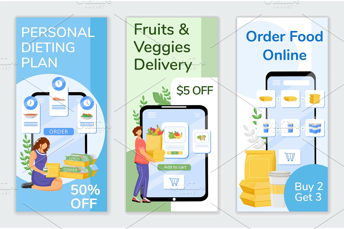 Food delivery special offers flyers in Flyer Templates - product preview 8
