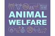 Pet shelter, animal welfare banner