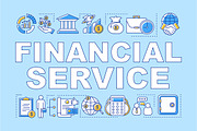 Financial service concepts banner