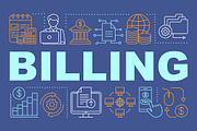 Billing services concepts banner