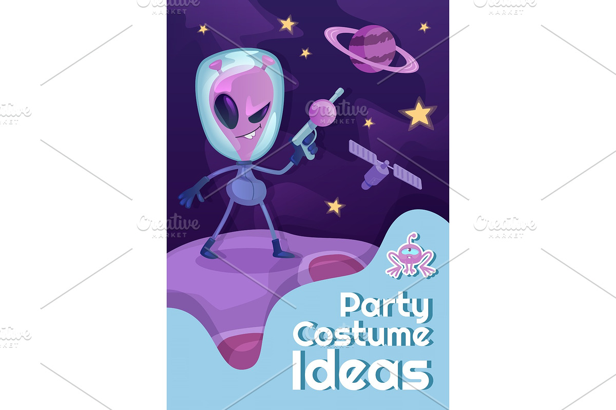 Party costume ideas poster in Flyer Templates - product preview 8