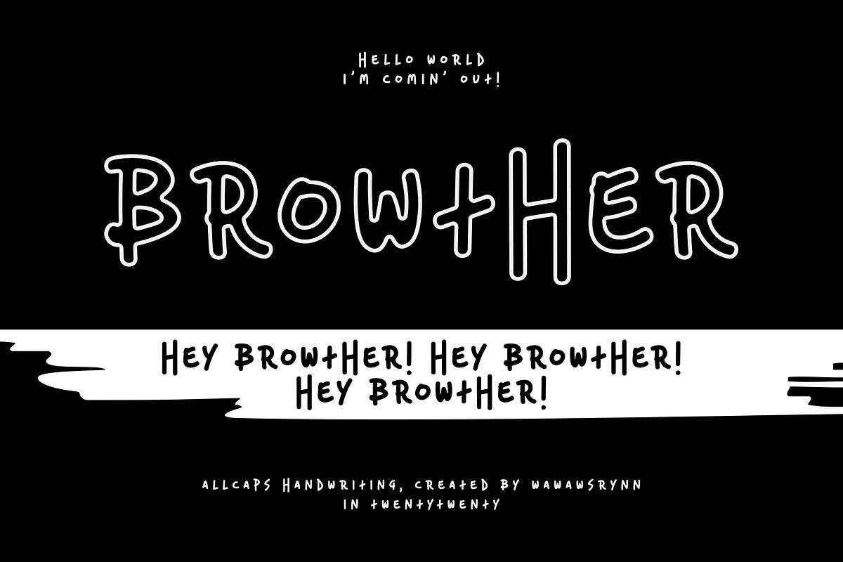 BROWTHER in Display Fonts - product preview 8