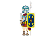 Cartoon Roman Soldier