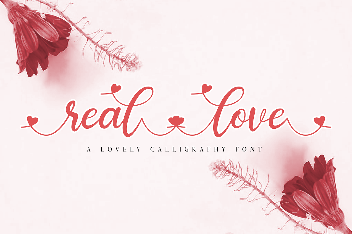 Real love // A lovely Calligraphy in Script Fonts - product preview 8