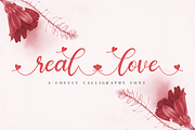 Real love // A lovely Calligraphy