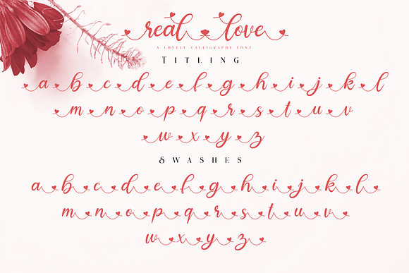 Real love // A lovely Calligraphy in Script Fonts - product preview 6