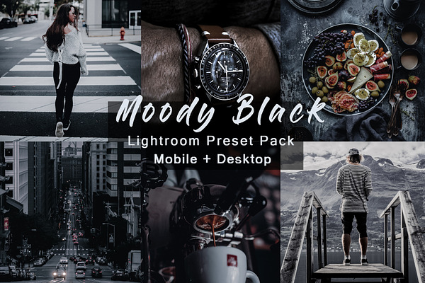 Moody Black - Lightroom Presets