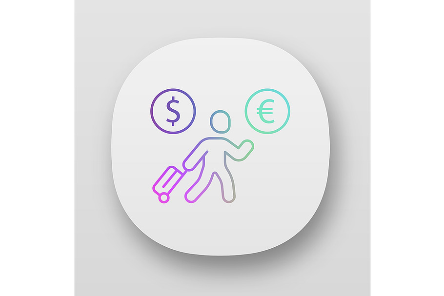 Economic migrant app icon
