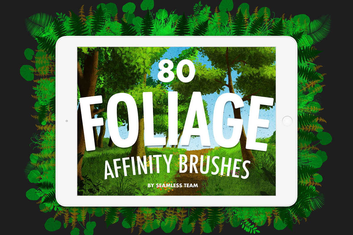Foliage Brushes for Affinity in Add-Ons - product preview 8