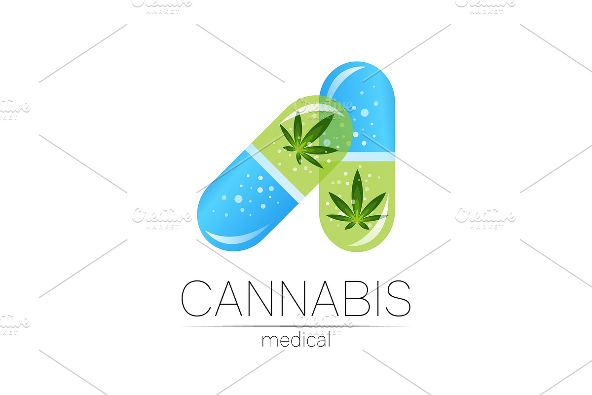 Cannabis in the 2 tablet pill in Objects - product preview 8