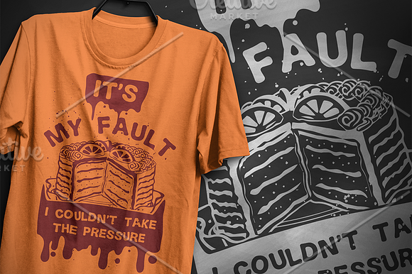 It's my fault - T-Shirt Design in Illustrations - product preview 3