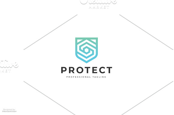 Protect Shield Logo in Logo Templates - product preview 1