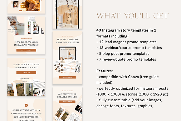 Instagram Marketing Pack | CANVA in Instagram Templates - product preview 1
