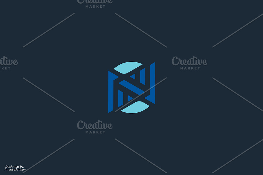 Nerve Data - N Letter Logo in Logo Templates - product preview 8