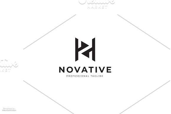 Novative - N Letter Logo in Logo Templates - product preview 2