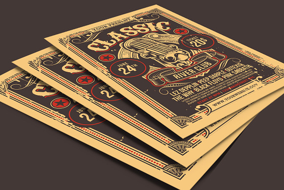 Classic Music Show in Flyer Templates - product preview 2