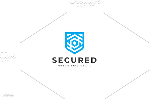 Secure Shield Logo in Logo Templates - product preview 2