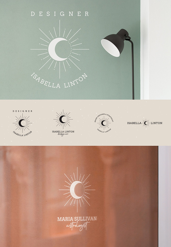 24 Celestial Logo Templates Pack in Logo Templates - product preview 5