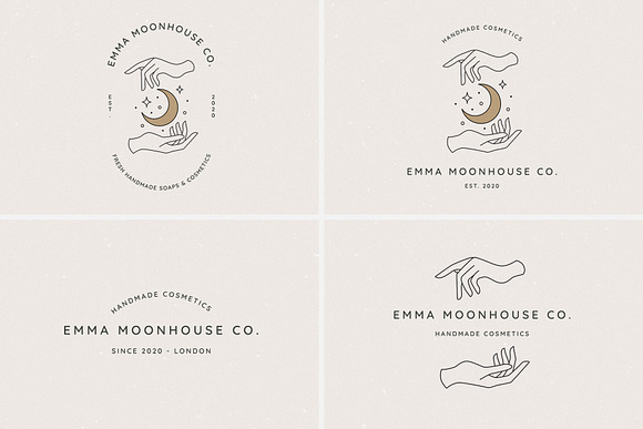 24 Celestial Logo Templates Pack in Logo Templates - product preview 6