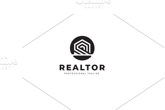 Real Estate Home Logo in Logo Templates - product preview 1