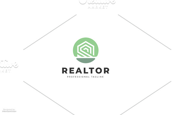 Real Estate Home Logo in Logo Templates - product preview 2