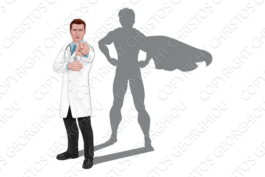 Super Hero Doctor Wants Needs You in Illustrations - product preview 8