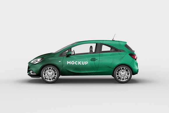 Car Mockup Pack 5 in 1 in Branding Mockups - product preview 3