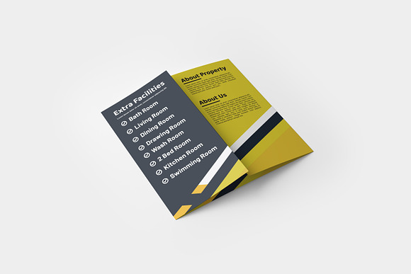 Real Estate Tri Fold Brochure in Brochure Templates - product preview 4