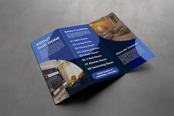Real Estate Trifold Brochure in Brochure Templates - product preview 2