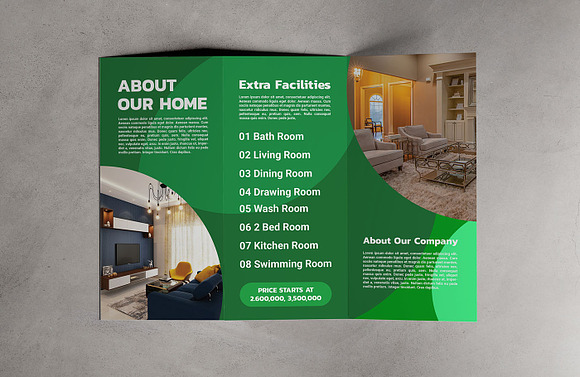 Real Estate Trifold Brochure in Brochure Templates - product preview 4