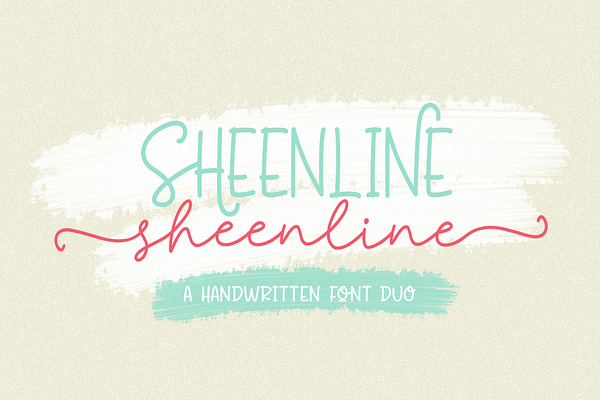 Discount 50% - Sheenline Font Duo