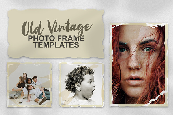 Old Vintage Photo Frame Templates