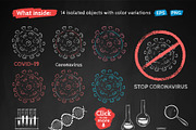 Stop Coronavirus illustrations