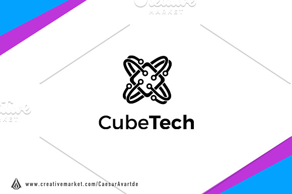 Cube Tech Logo Template in Logo Templates - product preview 1