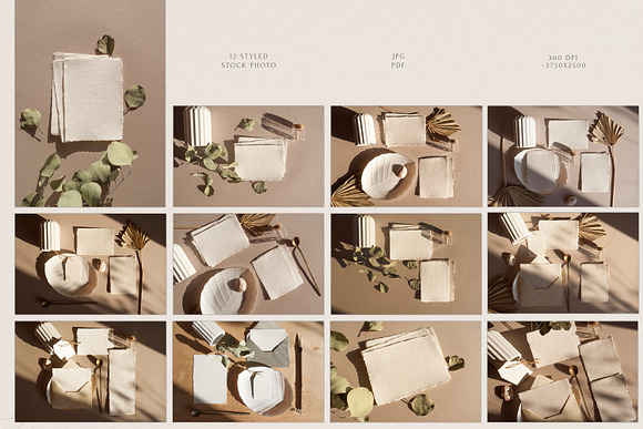 Honey Light Styled Stock Photos in Print Mockups - product preview 3