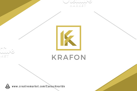 Initial K and F Logo Template in Logo Templates - product preview 1