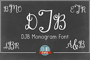 DJB Monogram Font