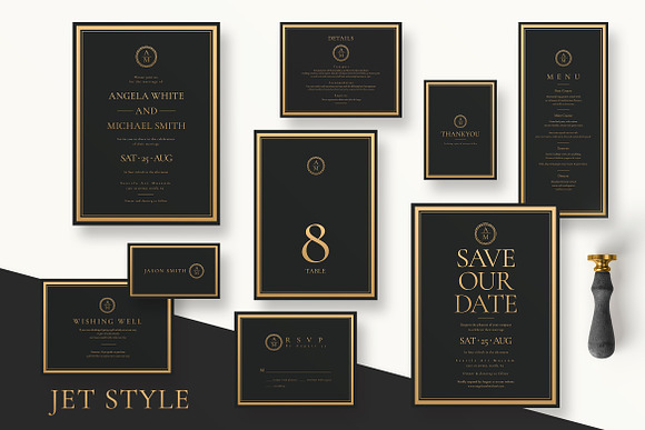 Wedding Invitation Suite - Classic in Wedding Templates - product preview 1