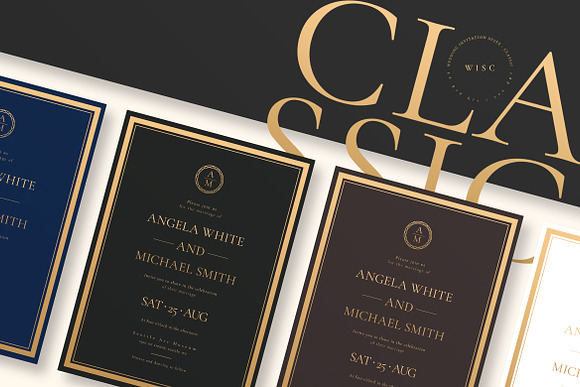 Wedding Invitation Suite - Classic in Wedding Templates - product preview 5