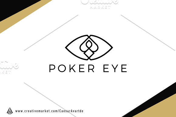 Poker Eye Logo Template in Logo Templates - product preview 2