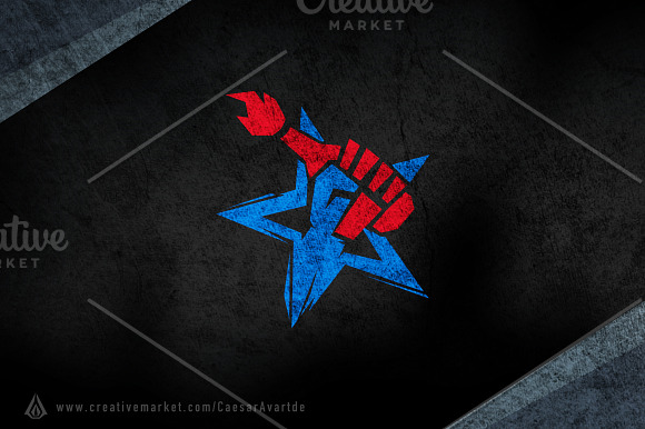 Star Rebel Logo Template in Logo Templates - product preview 3