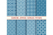Geometric japanese prints