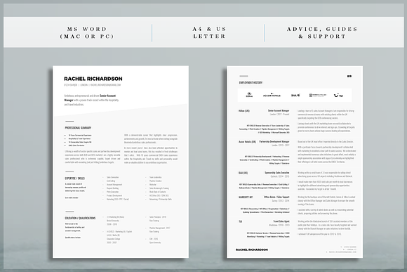 Professional CV in Resume Templates - product preview 2