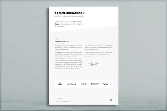 Professional CV in Resume Templates - product preview 3