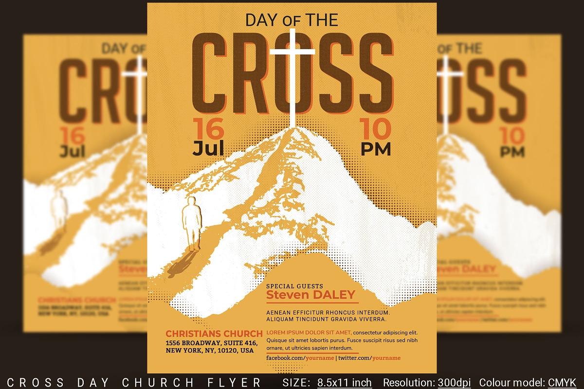 Cross Day Church Flyer in Flyer Templates - product preview 8