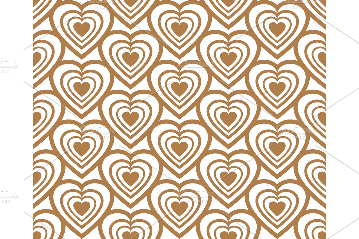 Golden heart icon seamless in Textures - product preview 8