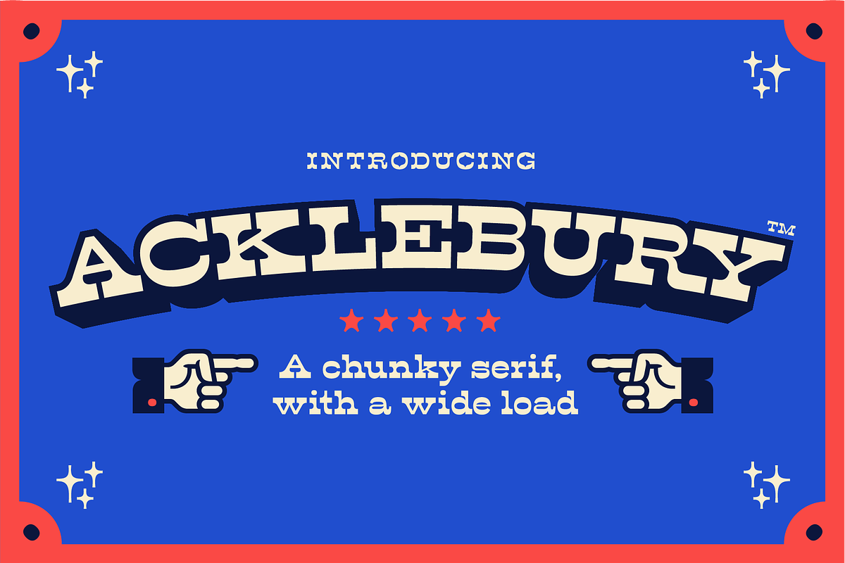 Acklebury in Display Fonts - product preview 8