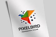 Pixel Bird Logo